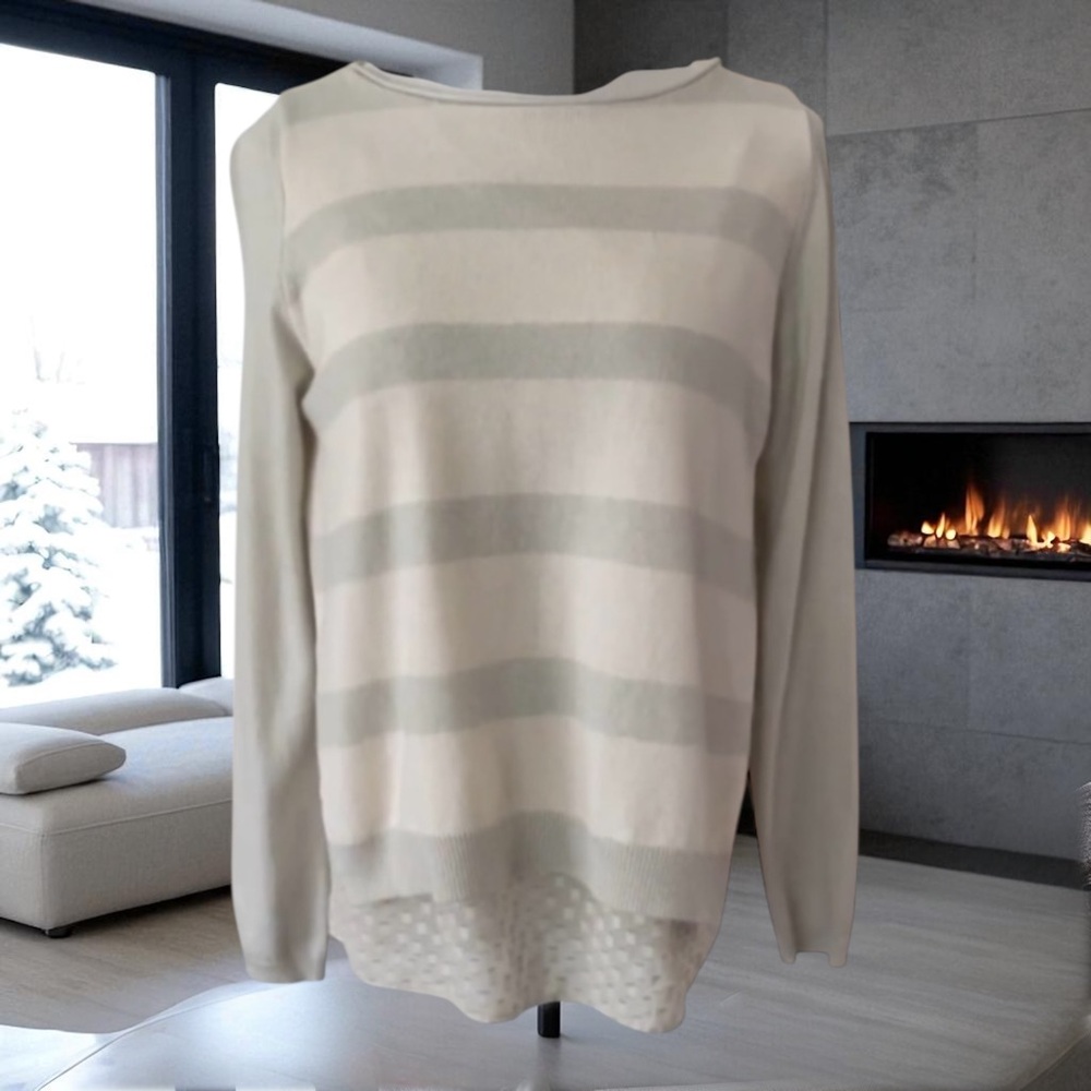 New! FABIANA FILIPPI 2 in 1 Cashmere Sweater Size 44 Italy
